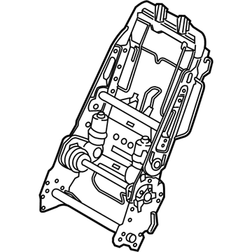 Lexus 71018-0E100 Frame Sub-Assembly, Rear Seat