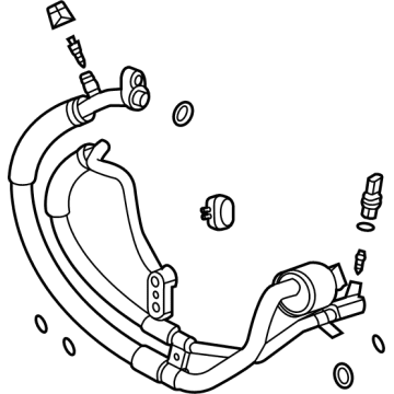 GM 84998360 Front AC Hose