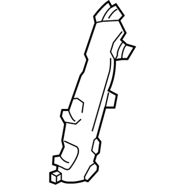 Honda 84612-THR-A00 Duct Assy., R. RR. Side Lining