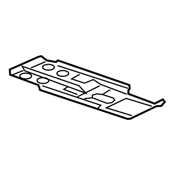 Mopar 68089777AB SKIDPLATE-Front AXLE/TRANSFER Case