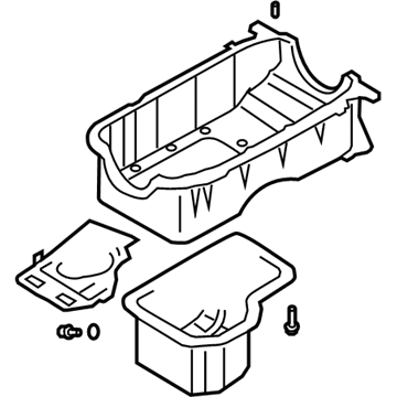 Kia 2152039601 Pan Assembly-Oil