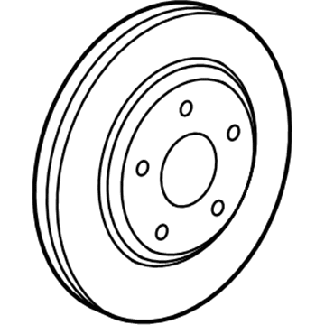 Mopar 5105514AA Front Brake Rotor