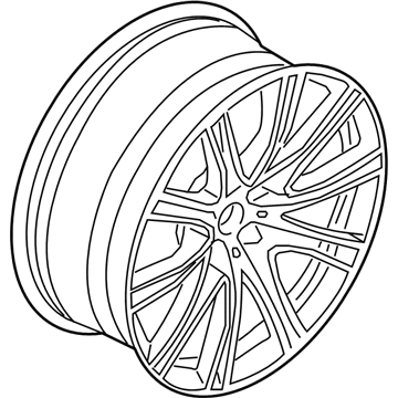 BMW 36-11-6-863-420 Disc Wheel, Light Alloy, Orbitgrey