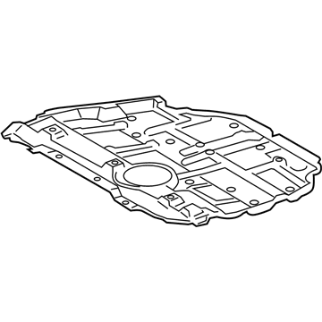 Lexus 51410-76050 Engine Under Cover Assembly, No.1