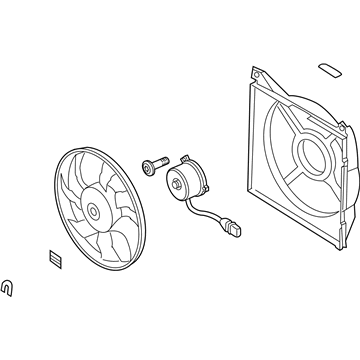 Kia 253803F180 Blower Assembly