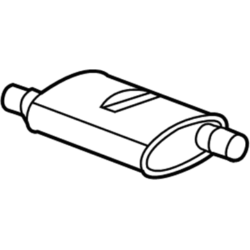 Mopar 4809661AH Exhaust Muffler