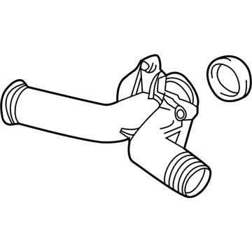 BMW 11-53-1-743-017 Engine Coolant Thermostat Housing