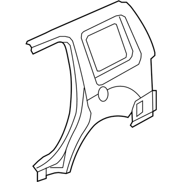 Honda 04646-SZA-A92ZZ Panel Set L, RR