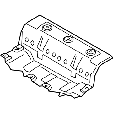 BMW 51-48-8-079-985 HEAT SHIELD, REAR MUFFLER, F