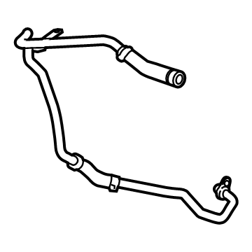 BMW 11-53-8-654-390 COOLANT LINE, TURBOCHARGER S:111060