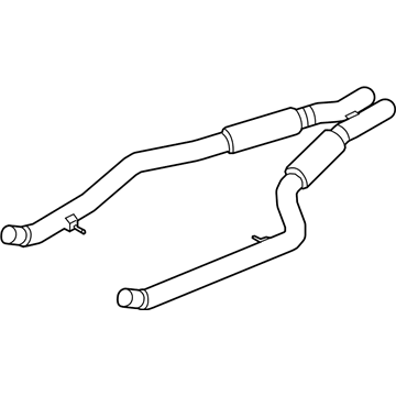 BMW 18-30-7-851-561 Centre Silencer With Tubes