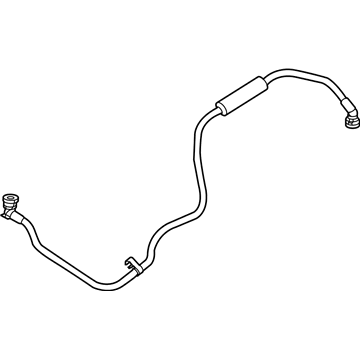 BMW 13-90-8-486-292 FUEL TANK BREATHER LINE