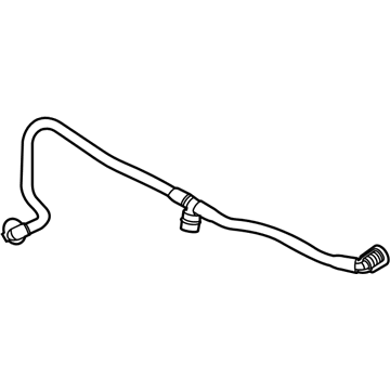 BMW 13-90-8-482-821 FUEL TANK BREATHER LINE