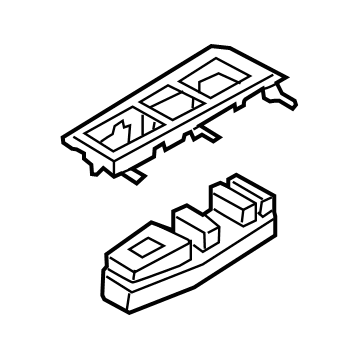 Kia 93570S9000 Power Window Main Switch Assembly
