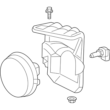 GM 16531086 Fog Lamp Assembly