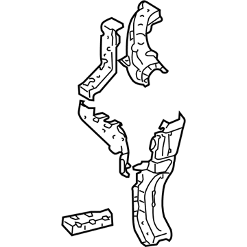 Lexus 53202-48021 Support Sub-Assy, Radiator, RH