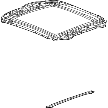 GM 84496043 Sunroof Frame