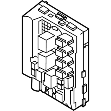 Nissan 284B7-AL51B CONTUNIT-IPDM, ENGROOM