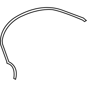 Mopar 4814539AH WEATHERSTRIP-A-Pillar Base