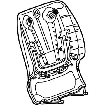 GM 22978740 Seat Back Panel