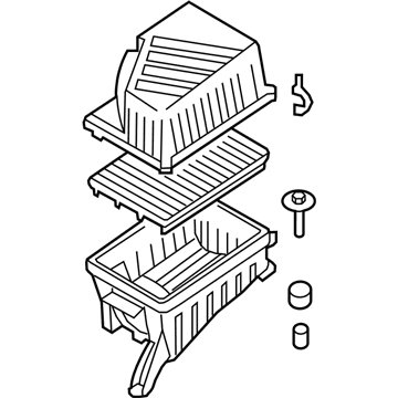 Kia 281102J200 Air Cleaner Assembly