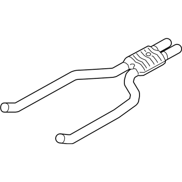 BMW 18-30-8-744-193 FRONT MUFFLER