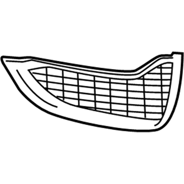 BMW 51-11-8-054-301 Grille, Air Inlet, Open, Left