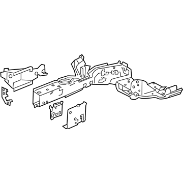 Honda 60810-T3W-A10ZZ Frame R, FR. Side