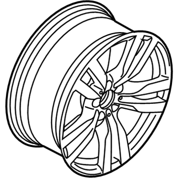 BMW 36-11-6-790-605 Light Alloy Rim