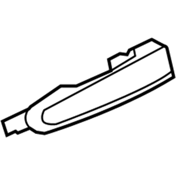 GM 92214650 Lever, Front Side Door Outside Handle