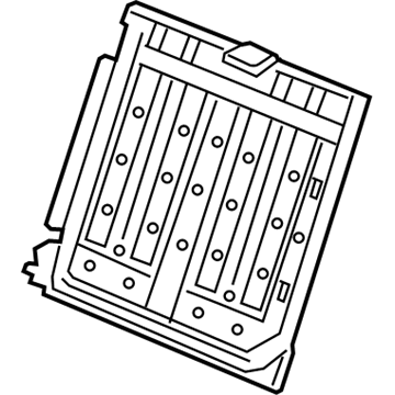Honda 82526-TR0-A41 Frame, L. RR. Seat-Back