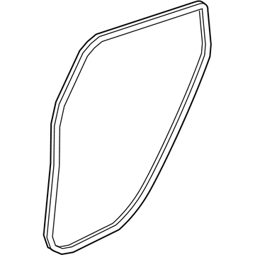 Honda 72855-TRT-A02 SEAL, L. RR. DOOR OPENING