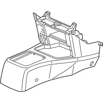 Honda 77291-S9A-A11ZC Cover, Center (Lower) *YR239L* (KI IVORY)