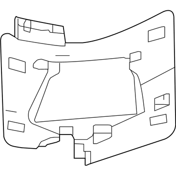 Kia 86687A8000 Bracket-Bsd Mounting, LH