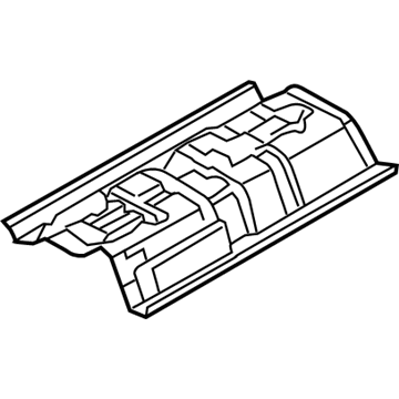 Hyundai 65131-2B200 Reinforcement Assembly-Center Floor