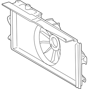 Toyota 16711-0D160 Fan Shroud