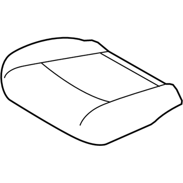 Nissan 87370-3NA0A Trim & Pad Assembly-Front Seat Cushion