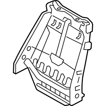 Nissan 87601-3NA0A Frame Assy-Front Seat Back, RH