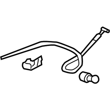 Honda 74130-SDA-A02 Wire Assembly, Hood