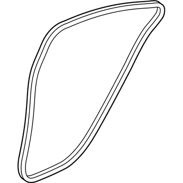 Acura 72815-TX6-A01 Seal, Rear Door Opening