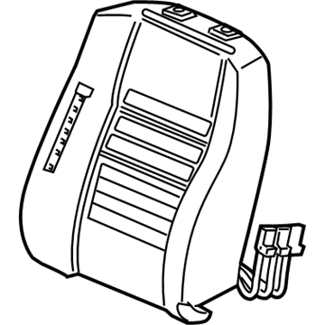 Honda 81127-TE0-A41 Pad, R. FR. Seat-Back (With OPDS Sensor)