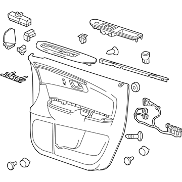 GM 20958512 Door Trim Panel