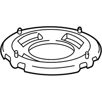 Honda 51694-SCV-A01 Rubber, Left Front Spring Mount (Lower)