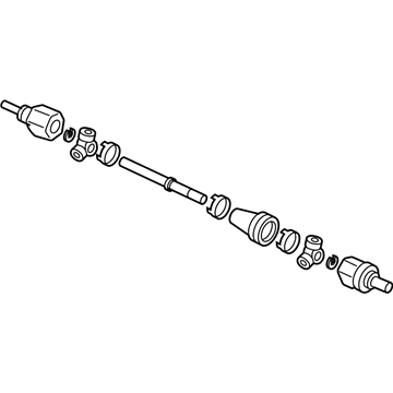 Honda 42310-SCW-A00 Driveshaft Assembly, Passenger Side