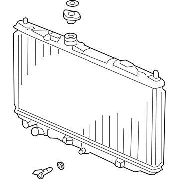 Honda 19010-RCA-A02 Radiator (Denso)