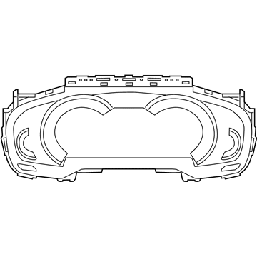 BMW 62-10-8-093-979 Multifunctional Instrument Display