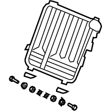 Honda 82526-TK6-A02 Frame, L. RR. Seat-Back