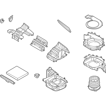 Hyundai 97100-CW000 BLOWER UNIT