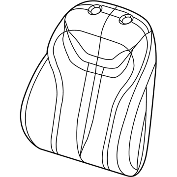 Mopar 5LJ13DX9AB Front Seat Back Cover