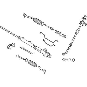 Kia 577003F500 Gear Assembly-Steering